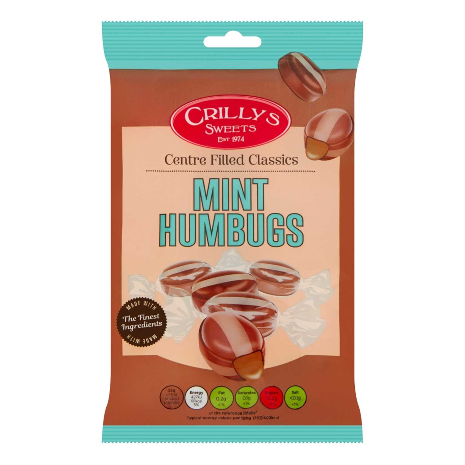 Mint Humbugs 200g Crillys Sweets